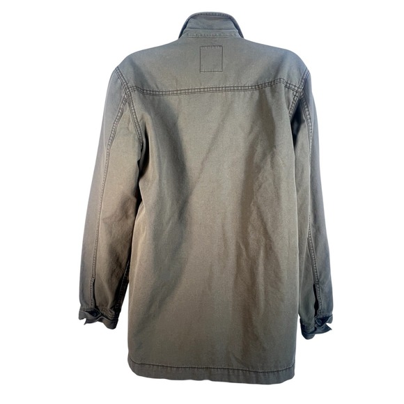 vintage Lucky Brand Jacket Womens S/P Green Military Army‎ Utility Grunge - Picture 5 of 8